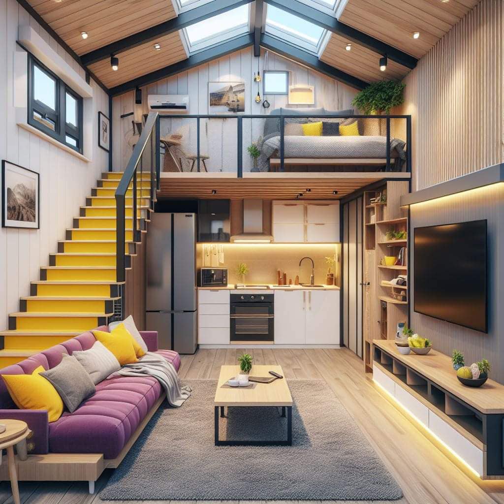Open-Riser Stair Designs for Tiny Houses