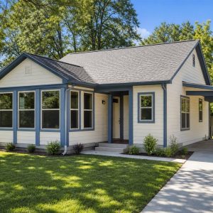 $146,625 Compact Sunroom Small Cottage: 931-Sq.-Ft. Two-Bedroom Plan