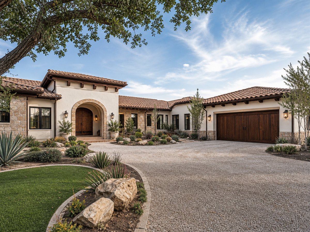Casa Encanto 2719, a conceptual 2719-square-foot courtyard hacienda custom home with a $553,750 construction target