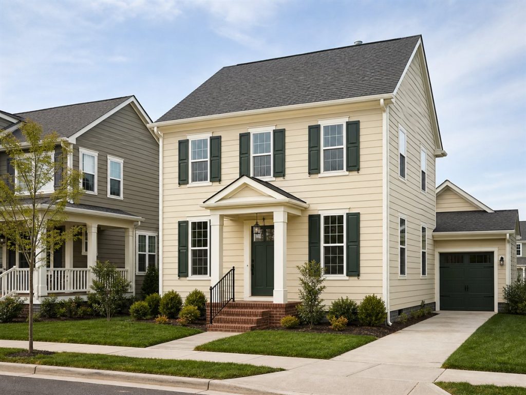 $308,750 Practical Neo-Traditional Family Home: 1,785-Sq.-Ft. Three-Bedroom Plan