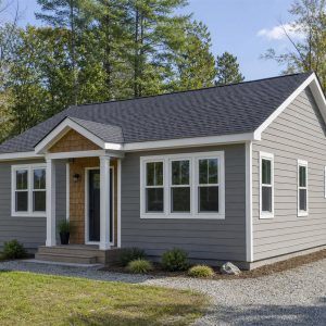 $150,625 Comfortable Tiny Gable-Roof Cottage: 936-Sq.-Ft. Two-Bedroom Plan