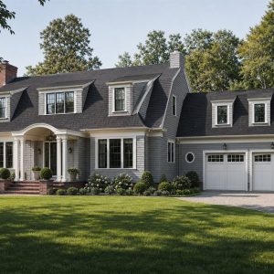 $568,750 Tailored Dutch Colonial Luxury Home: 2,767-Sq.-Ft. Four-Bedroom Custom Plan