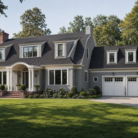 $568,750 Tailored Dutch Colonial Luxury Home: 2,767-Sq.-Ft. Four-Bedroom Custom Plan