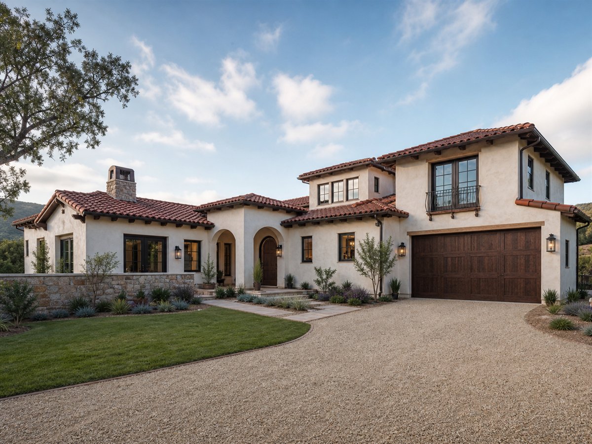 Santa Luz House 2775, a conceptual 2775-square-foot Spanish-revival custom home with a $571,250 construction target