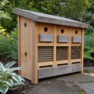 Tree-Frog Shelter Tower With Moisture-Safe Chambers