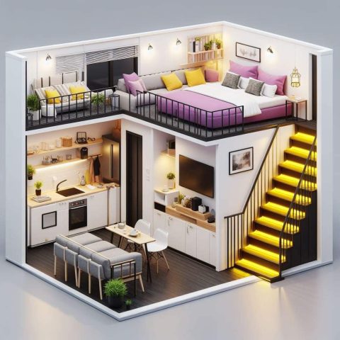 Tiny House Loft Railing Ideas