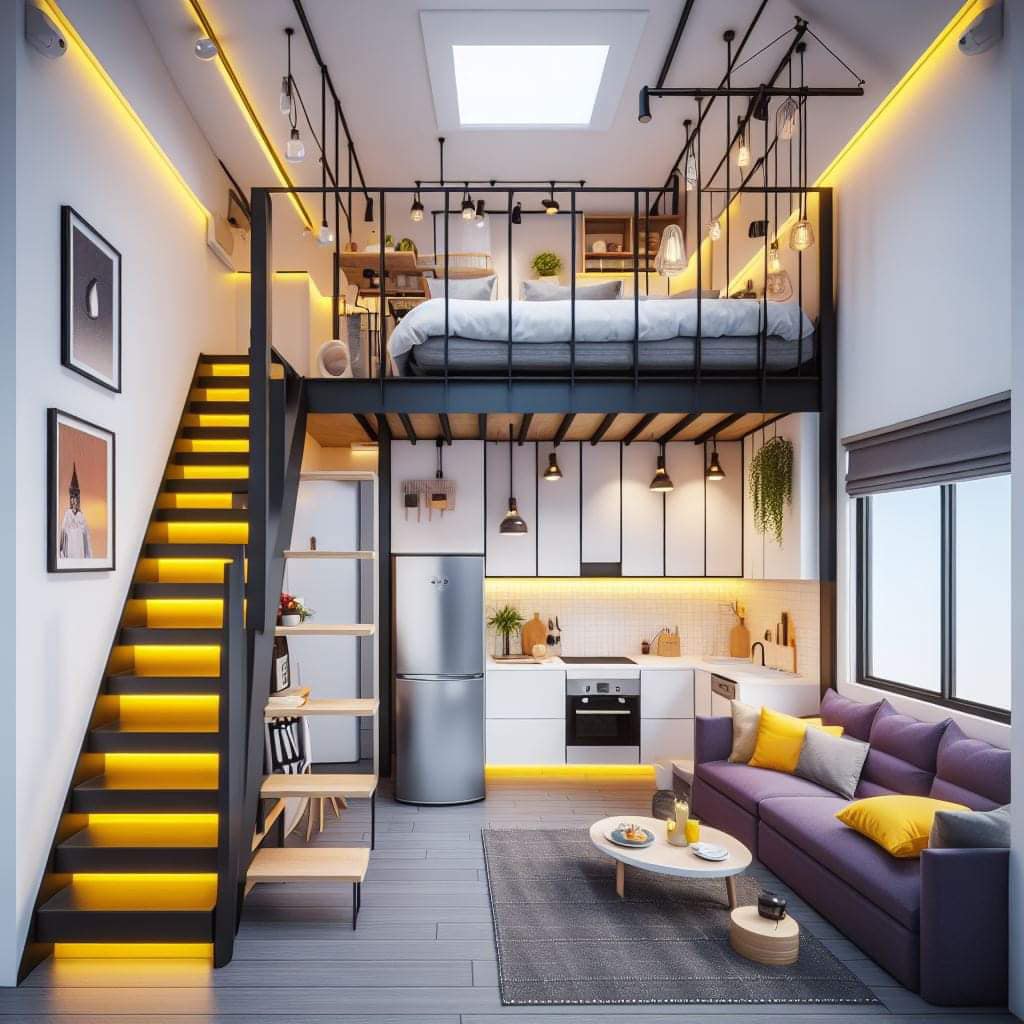 Tiny House Loft Railing Ideas