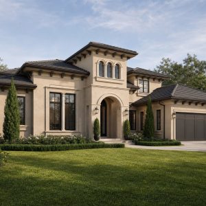 $573,750 Tailored Italianate-Inspired Custom Villa: 2,783-Sq.-Ft. Four-Bedroom Custom Plan