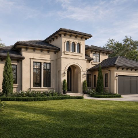 $573,750 Tailored Italianate-Inspired Custom Villa: 2,783-Sq.-Ft. Four-Bedroom Custom Plan