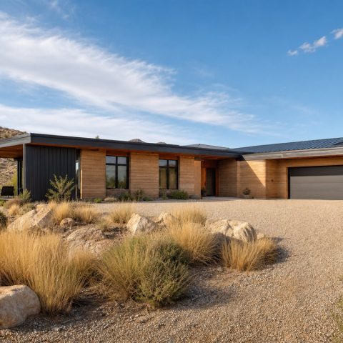 $581,250 Tailored Rammed-Earth Contemporary Custom Home: 2,807-Sq.-Ft. Four-Bedroom Custom Plan