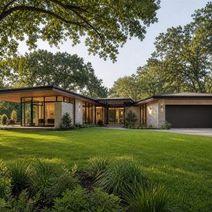 $583,750 Tailored Glass-Pavilion Luxury Ranch: 2,815-Sq.-Ft. Four-Bedroom Custom Plan