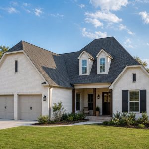 $341,250 Growing Acadian-Inspired Family Home: 1,915-Sq.-Ft. Four-Bedroom Plan