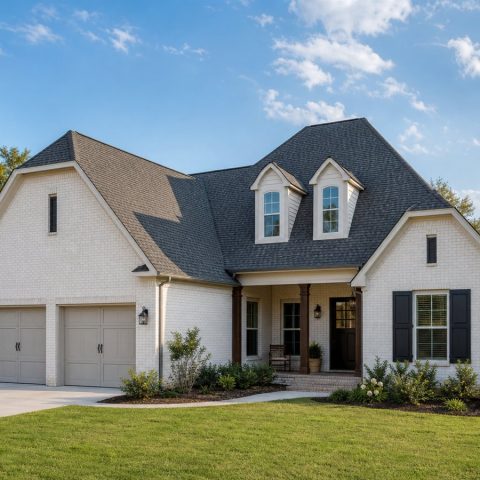 $341,250 Growing Acadian-Inspired Family Home: 1,915-Sq.-Ft. Four-Bedroom Plan
