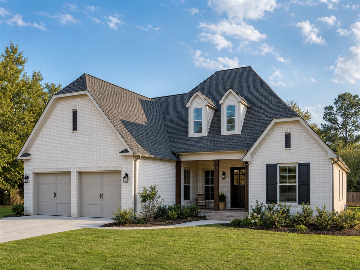 Bayou Acadian 1915, a conceptual 1915-square-foot Acadian-inspired family home with a $341,250 construction target