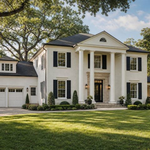 $591,250 Tailored Greek Revival Custom Home: 2,839-Sq.-Ft. Four-Bedroom Custom Plan
