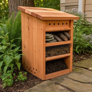 Cedar Salamander Shelter With a Cool Soil Chamber