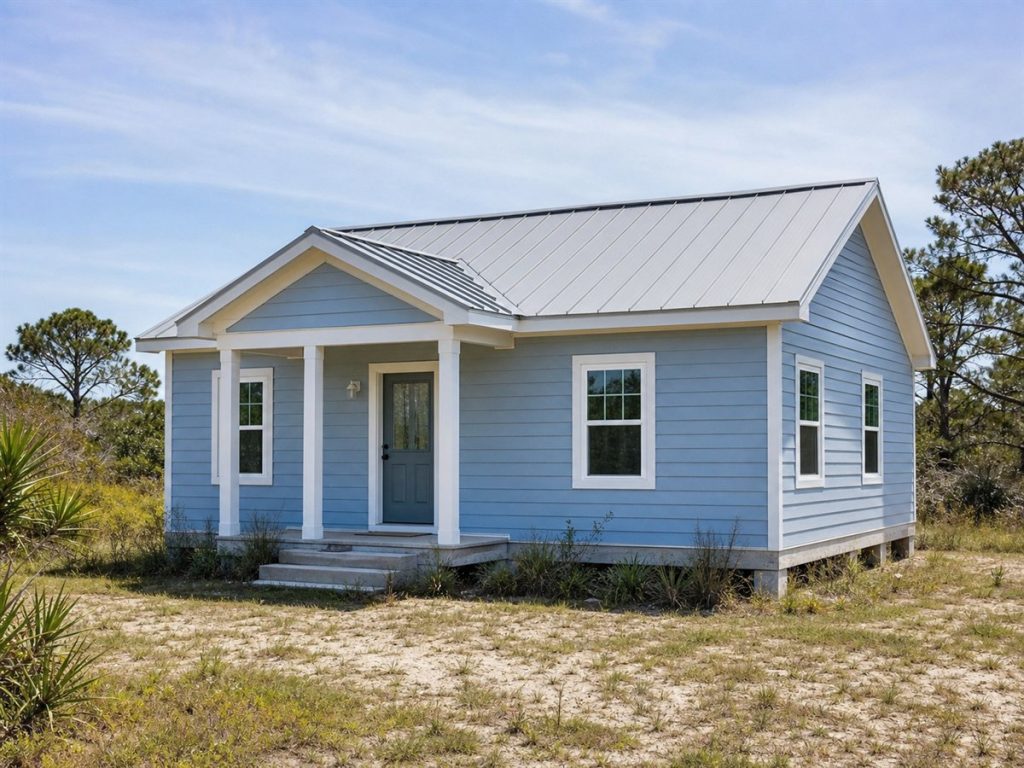 $168,000 Coastal Small Home: 1,040-Sq.-Ft. Two-Bedroom Plan