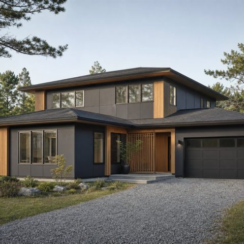 $348,750 Growing Japanese-Inspired Contemporary Family Home: 1,945-Sq.-Ft. Four-Bedroom Plan