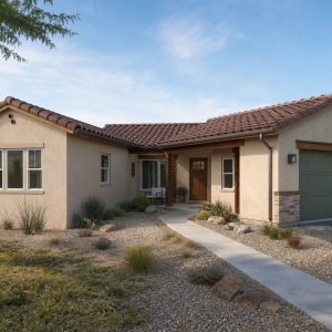 $165,625 Comfortable Courtyard-Entry Casita: 1,014-Sq.-Ft. Two-Bedroom Plan