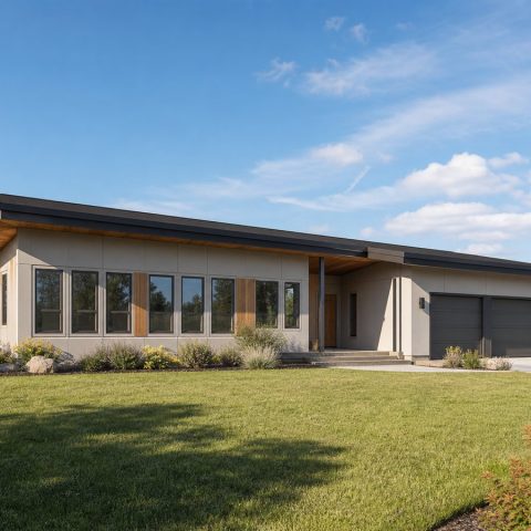 $351,250 Growing Passive-Solar-Inspired Contemporary Home: 1,955-Sq.-Ft. Four-Bedroom Plan