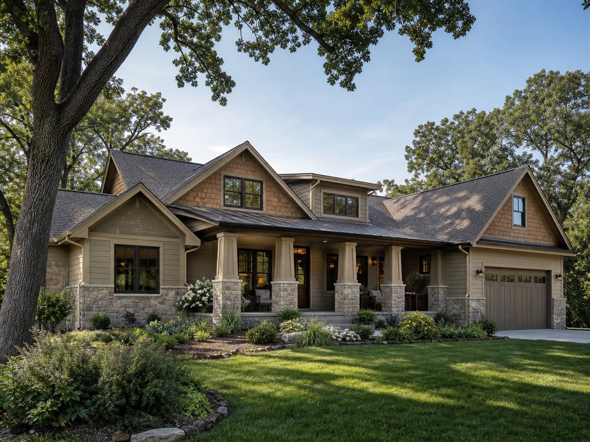 Grand Oak Bungalow 2871, a conceptual 2871-square-foot luxury bungalow estate with a $601,250 construction target