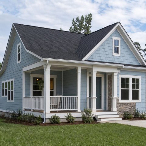 $167,625 Comfortable Small Coastal-Region Cottage: 1,017-Sq.-Ft. Two-Bedroom Plan