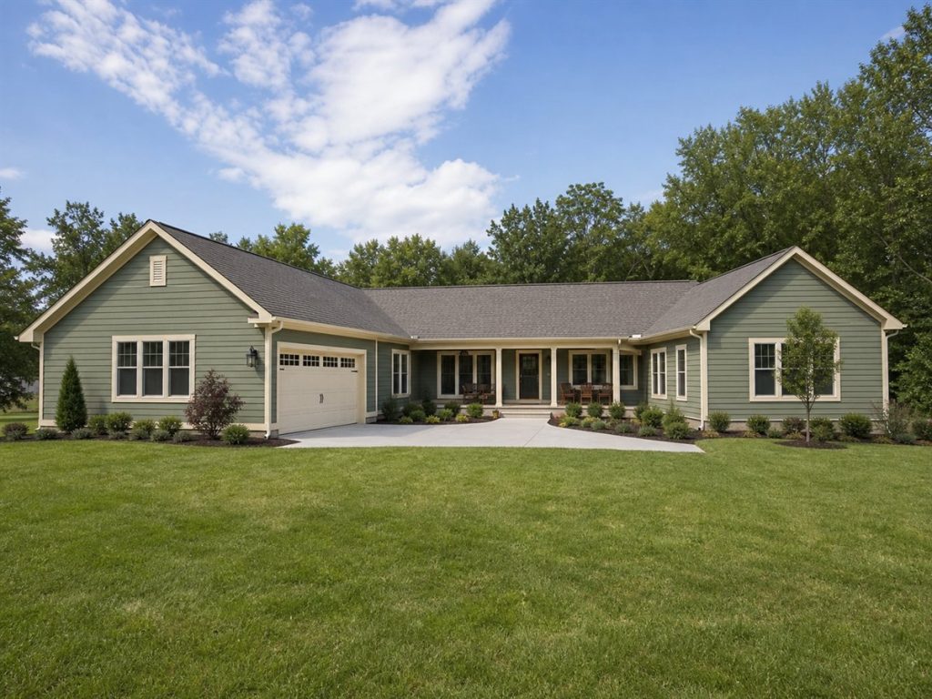 $356,250 Growing U-Shaped Family Ranch: 1,975-Sq.-Ft. Four-Bedroom Plan