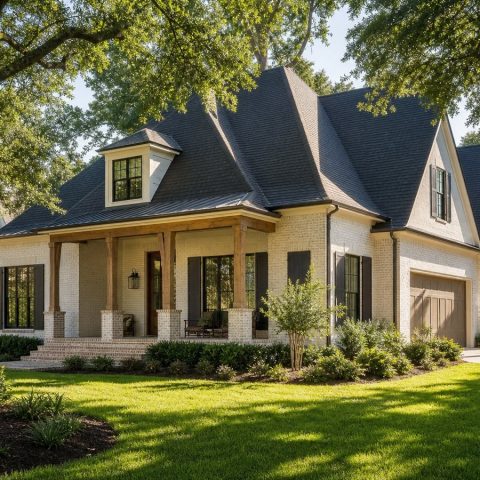 $606,250 Tailored Acadian-Inspired Custom Home: 2,887-Sq.-Ft. Four-Bedroom Custom Plan
