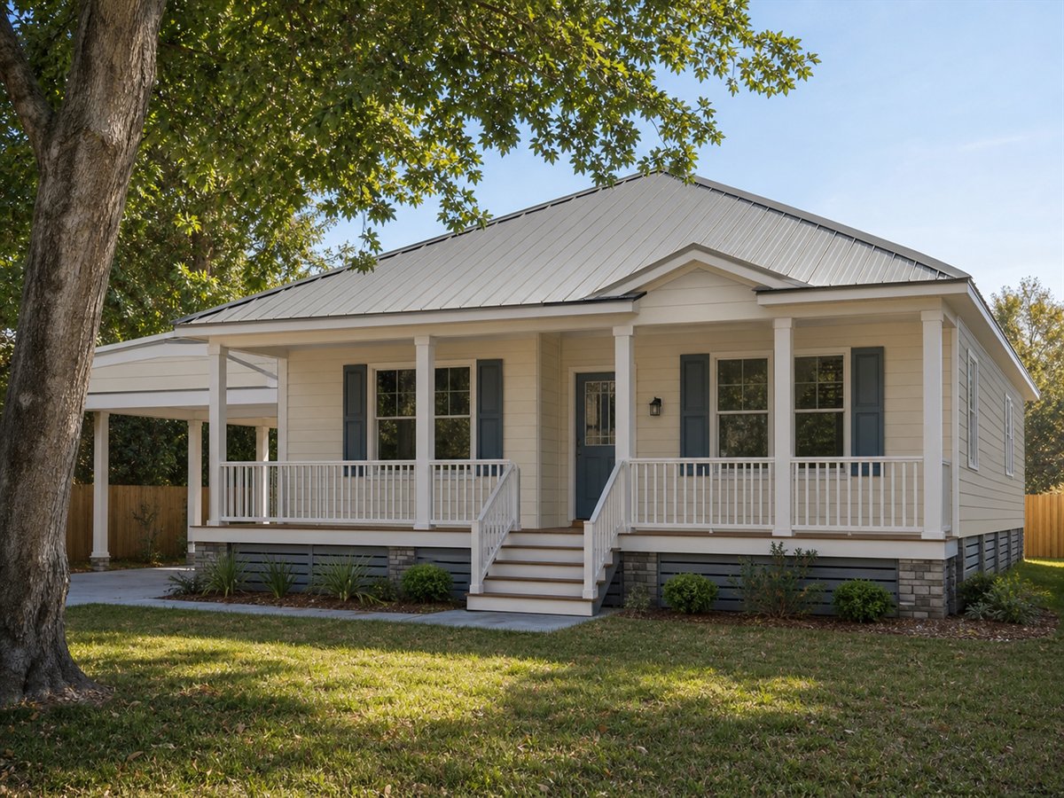 Palmetto Cottage 1018, a conceptual 1018-square-foot small Lowcountry cottage with a $168,625 construction target