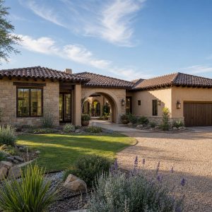 $608,750 Tailored Hacienda-Inspired Luxury Ranch: 2,895-Sq.-Ft. Four-Bedroom Custom Plan