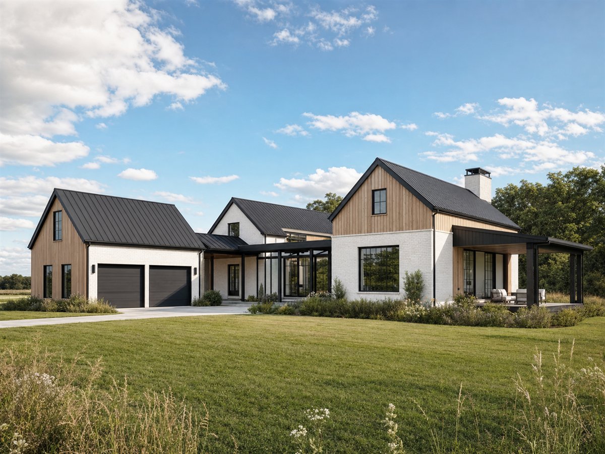 Axis Gable House 2919, a conceptual 2919-square-foot modern gabled-pavilion custom home with a $616,250 construction target