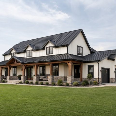 $618,750 Tailored Equestrian-Inspired Modern Farmhouse: 2,927-Sq.-Ft. Four-Bedroom Custom Plan