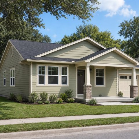 $173,625 Comfortable Aging-In-Place Cottage: 1,054-Sq.-Ft. Two-Bedroom Plan