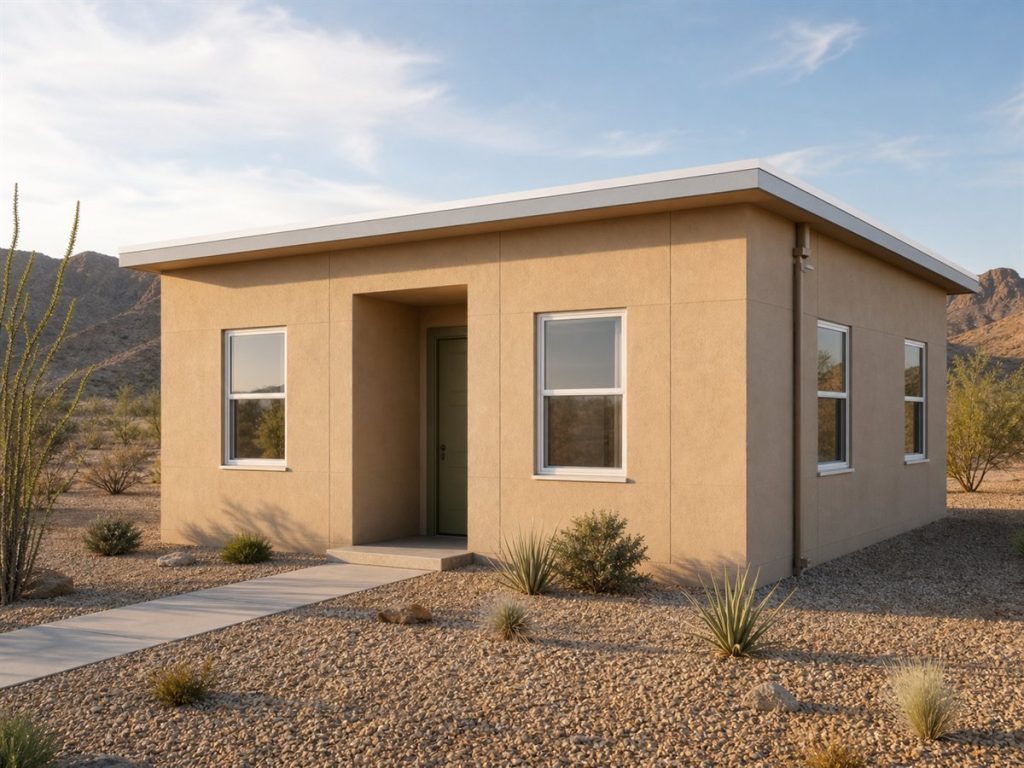 $177,000 Desert Modern Starter Home: 1,080-Sq.-Ft. Concept