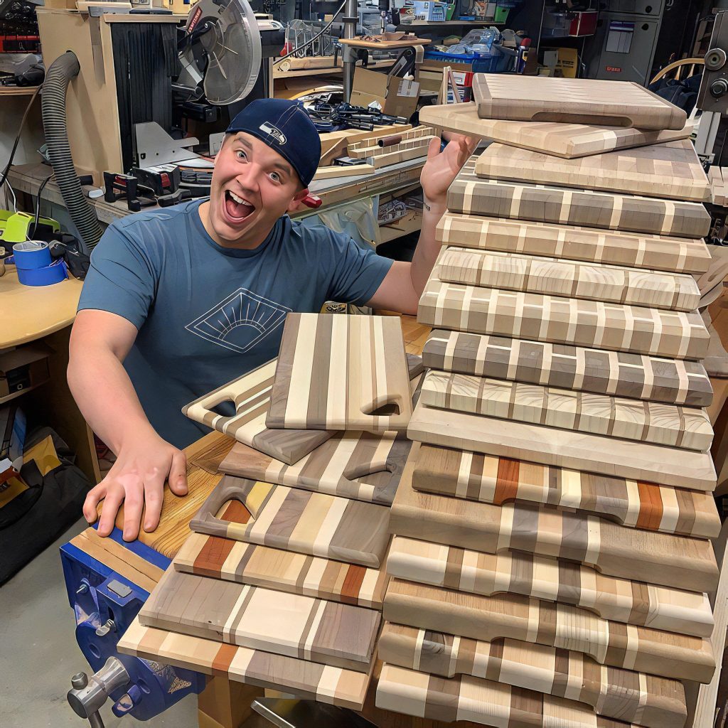 Geometric Wall Shelves Without Visible Brackets project photo 3