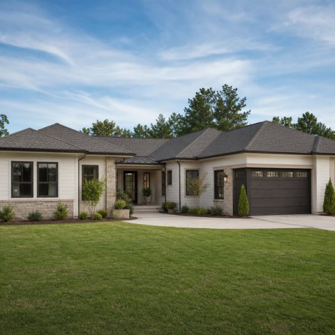 $376,250 Adaptable Courtyard-Entry Family Ranch: 2,055-Sq.-Ft. Four-Bedroom Plan