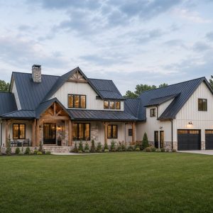 $626,250 Premier Modern Farmhouse Estate: 2,951-Sq.-Ft. Four-Bedroom Custom Plan
