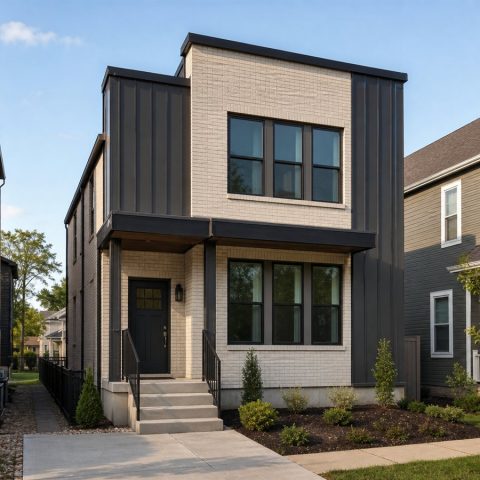 $176,625 Comfortable Urban Infill Compact Home: 1,058-Sq.-Ft. Two-Bedroom Plan
