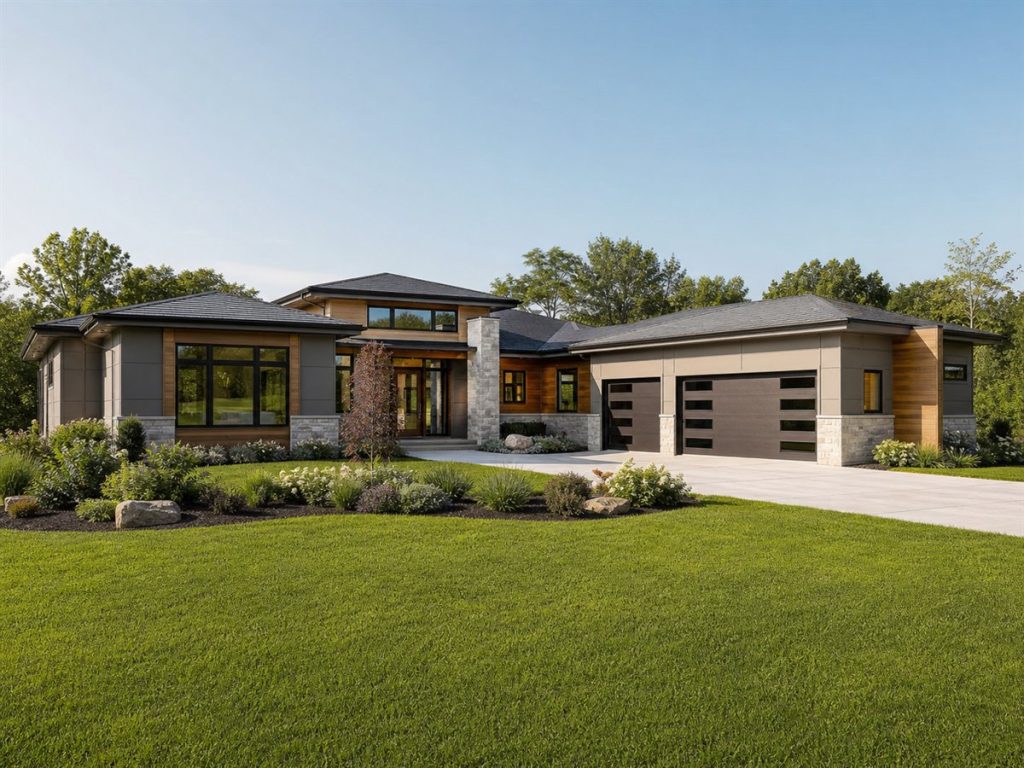 $628,750 Premier Contemporary Luxury Ranch: 2,959-Sq.-Ft. Four-Bedroom Custom Plan