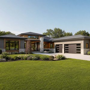 $628,750 Premier Contemporary Luxury Ranch: 2,959-Sq.-Ft. Four-Bedroom Custom Plan