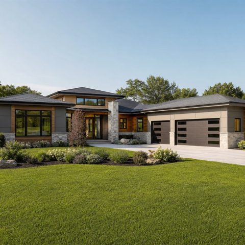 $628,750 Premier Contemporary Luxury Ranch: 2,959-Sq.-Ft. Four-Bedroom Custom Plan