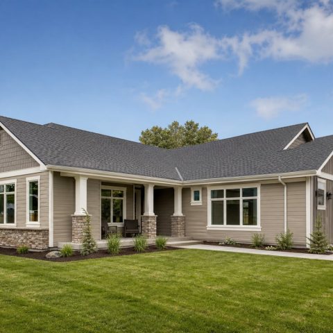 $381,250 Adaptable Side-Entry Garage Family Ranch: 2,075-Sq.-Ft. Four-Bedroom Plan