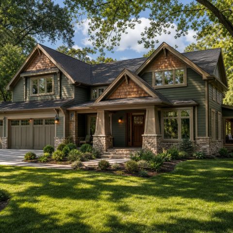 $631,250 Premier Custom Craftsman Home: 2,967-Sq.-Ft. Four-Bedroom Custom Plan
