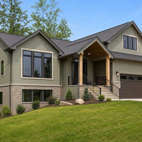 $383,750 Adaptable Daylight-Basement Family Home: 2,085-Sq.-Ft. Four-Bedroom Plan