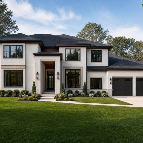 $633,750 Premier Transitional Two-Story Custom Home: 2,975-Sq.-Ft. Four-Bedroom Custom Plan