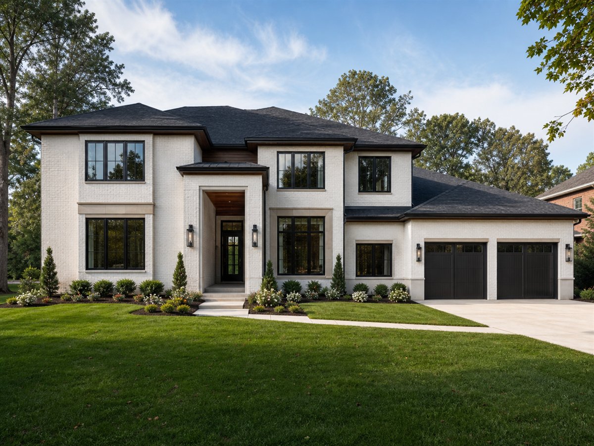 Westlake Transitional 2975, a conceptual 2975-square-foot transitional two-story custom home with a $633,750 construction target