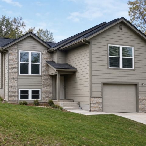 $179,625 Comfortable Compact Split-Level Home: 1,092-Sq.-Ft. Two-Bedroom Plan
