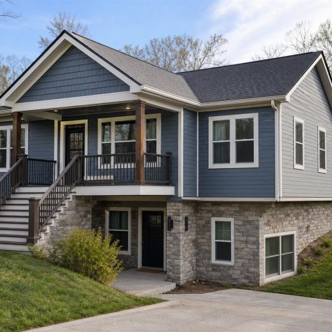 $180,625 Comfortable Daylight-Basement Cottage: 1,093-Sq.-Ft. Two-Bedroom Plan