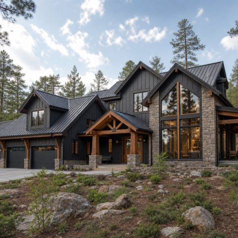 $641,250 Premier Mountain-Modern Custom Home: 2,999-Sq.-Ft. Four-Bedroom Custom Plan