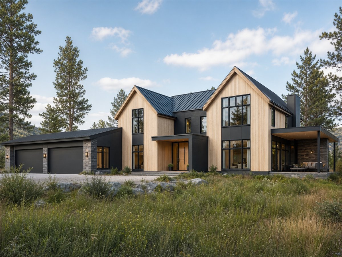 Nordhaven House 3007, a conceptual 3007-square-foot Scandinavian-inspired luxury home with a $643,750 construction target